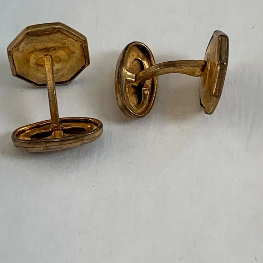 Antique Art Deco Gold-Filled Cufflinks